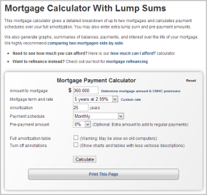 how much mortgage can i afford calculator